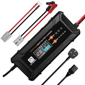 Eco-Worthy 12V/24V 20A Smart Battery Charger for Lithium Batteries