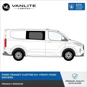 Ford Transit Custom 2024+ Front Window R/H (Driver Side) Privacy Glass